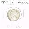 Image 1 : 1942-D JEFFERSON NICKEL *RARE KEY DATE PLEASE LOOK AT PICTURE TO DETERMINE GRADE*!!