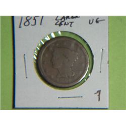 1851 LARGE CENT