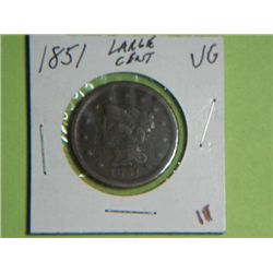 1851 LARGE CENT