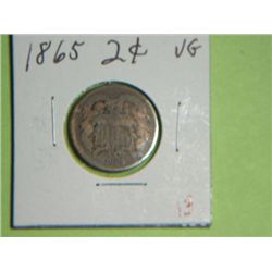 1865 2 CENT COPPER