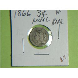 1866 3 CENT NICKEL