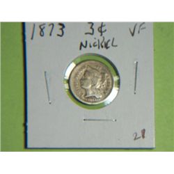 1873 3 CENT NICKEL