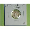 Image 1 : 1873 3 CENT NICKEL