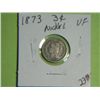 Image 1 : 1873 3 CENT NICKEL