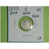 Image 1 : 1853 1/2 DIME