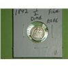 Image 1 : 1842 1/2 DIME