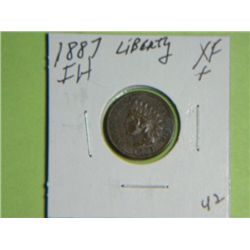1887 INDIAN HEAD CENT