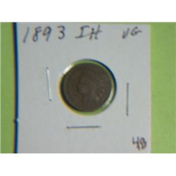 1893 INDIAN HEAD CENT