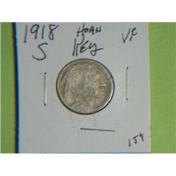 1918 S BUFFALO NICKEL