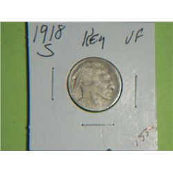 1918 S BUFFALO NICKEL