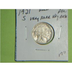 1921 S BUFFALO NICKEL