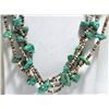 Image 2 : Old Pawn 4-Strand Turquoise & Heishi Shell Necklace
