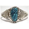 Image 1 : Navajo Spider Web Kingman Turquoise Sterling Silver Cuff Bracelet - Mary Ann Spencer