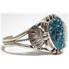 Image 2 : Navajo Spider Web Kingman Turquoise Sterling Silver Cuff Bracelet - Mary Ann Spencer