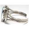 Image 3 : Navajo Spider Web Kingman Turquoise Sterling Silver Cuff Bracelet - Mary Ann Spencer