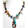 Image 1 : Santo Domingo Multi-Stone & Shell Necklace - Delbert & Torevia Crespin