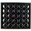 Image 1 : Tray of 25 Ruby GemstonesTotaling 18.11 Carats