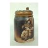 Image 1 : Lenox stein. Brown and tan. Friar eating and