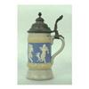 Image 1 : Mettlach stein #1100. Season's activities wit