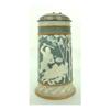 Image 1 : Mettlach stein #2530. Cameo, boar hunt scene.