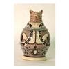 Image 1 : German stein #8672. Figural of fox wearing lo