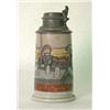 Image 1 : Mettlach stein #2887. Knights drinking. 1/2 l