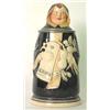 Image 1 : German figural stein of monk. 1 liter. 9 1/2"