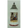 Image 1 : Porcelain German stein. Hand-painted tavern s