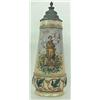 Image 1 : German stein #497. Man holding stein of beer.