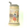 Image 1 : German stein. Man and woman dancing. Inlaid t