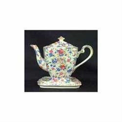 Royal Winton chintz. Old Cottage. Teapot and