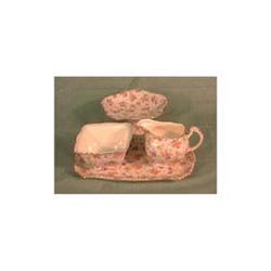 Royal Wintom chintz. Four pieces. Footed cand