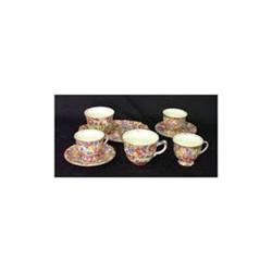 Royal Winton chintz. Royalty. Two cups and th