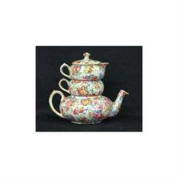 Lord Nelson chintz. Marina. Stacking teapot.