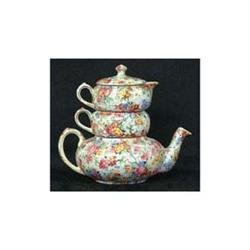 Lord Nelson chintz. Marina. Stacking teapot.