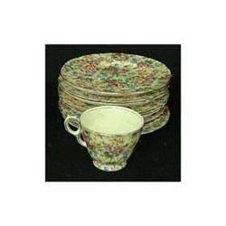 Royal Winton chintz. Cheadle. Ten pieces: eig