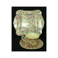 Royal Winton chintz. Sunshine. Eight pieces: