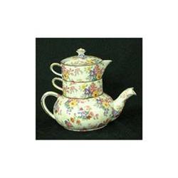 Royal Winton chintz. Cotswold. Stacking tea s