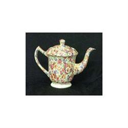 James Kent Longton chintz. Du Barry. Teapot.