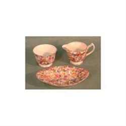 James Kent Old Foley chintz. Three pieces: su