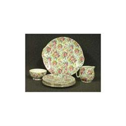 Royal Winton chintz. Summertime. Seven pieces