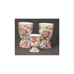 Royal Winton chintz. Summertime. Three egg cu