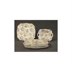 Royal Winton chintz. Summertime. Seven pieces