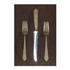 Image 1 : Sterling "Mary II" flatware set by Lunt circa