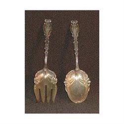Whiting sterling silver salad set. Two pieces