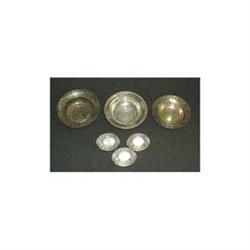 Ten miscellaneous pieces of sterling. Six ova