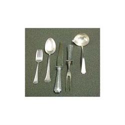 Sixty pieces of sterling silver flatware by D