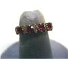 Image 1 : Lady's ruby and diamond ring. Yellow gold ring is 10k with four  round rubies and ten diamonds. Ring