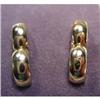 Image 1 : Hoop earrings in 14k yellow gold. Earrings are 5mm in width and  12mm in diameter. $70-90