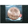 Image 2 : Golden State Mint "1929 Indian Chief $5 Gold Coin" Copper Round; .999 Fine Copper 1 Oz.